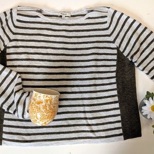 Madewell Striped Cropped Sweater size L